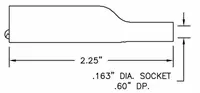 E-Z Hook 8016 4mm Socket Alligator Clip